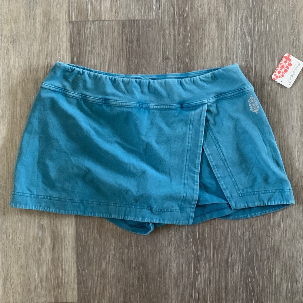 FP MOVEMENT Hot Shot Skort NWT Celestial Teal Blue - Picture 4 of 8